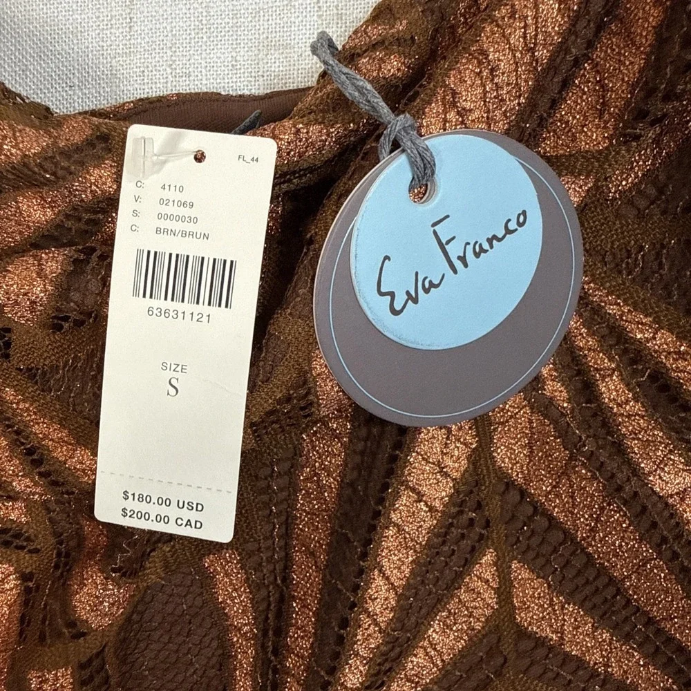 NEW Anthropologie Eva Franco Shine Womens SZ‎ S $180. Blouse Lace Boho Deco